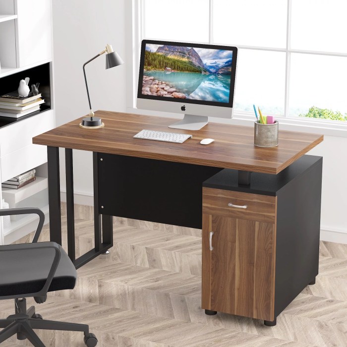 Desk office computer corner shaped furniture storage workstation study rotating open walmart shelves