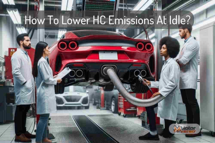 Tricks to lower hc emissions