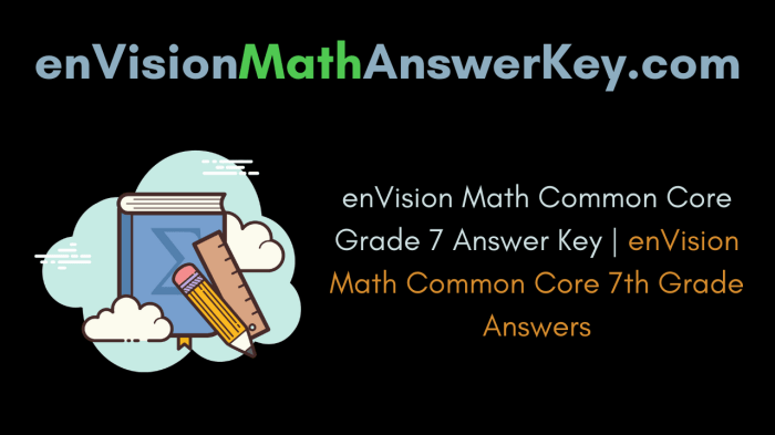 Answer key for envision math 2.0