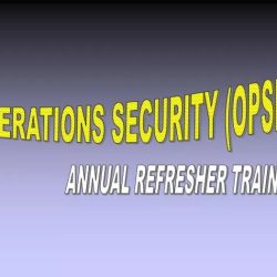 Opsec annual refresher post test