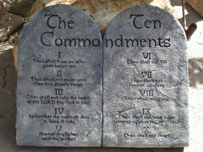 Commandments moses catechism